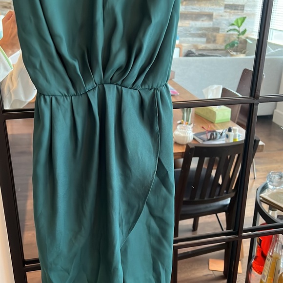 Emerald green cocktail dress, bcbg generation, xs - Picture 3 of 8